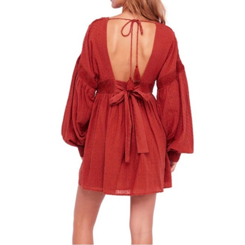 Free People Sugar Pie Mini Swiss Dot Dress